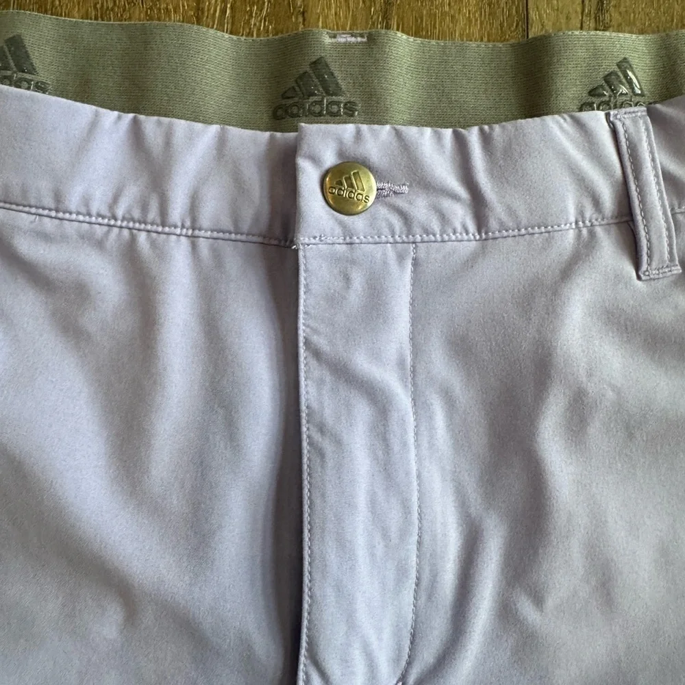 Adidas Men's Lavender Flat Front Shorts